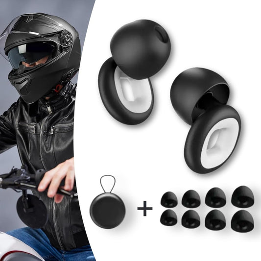 RidersPro© – 1 + 1 σετ ΔΩΡΟ – Ωτοασπίδες για οδήγηση με μηχανή –27 dB