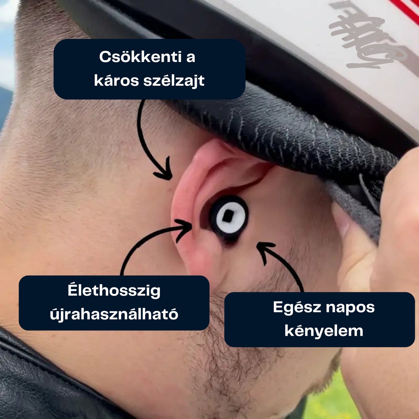 RidersPro© - Motoros füldugók –27 dB zajcsillapítással