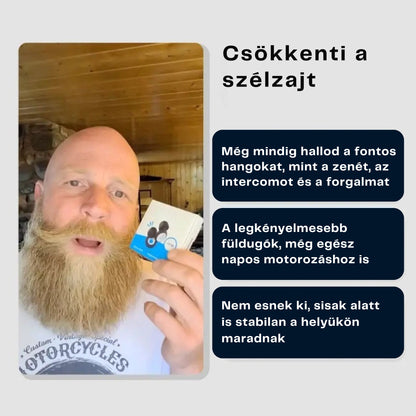 RidersPro© - Motoros füldugók –27 dB zajcsillapítással